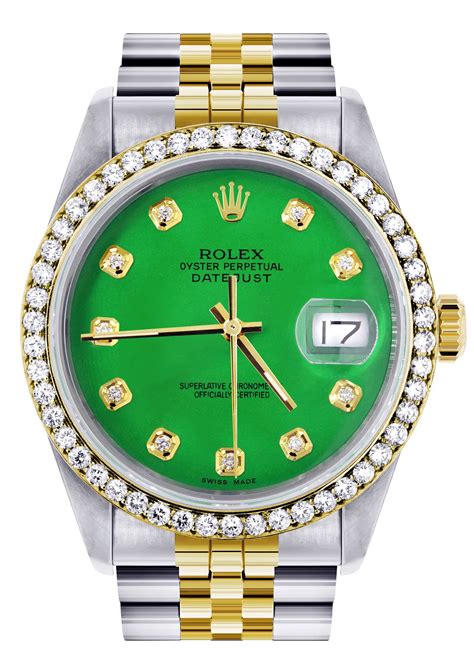 green face rolex women|rolex datejust gold green dial.